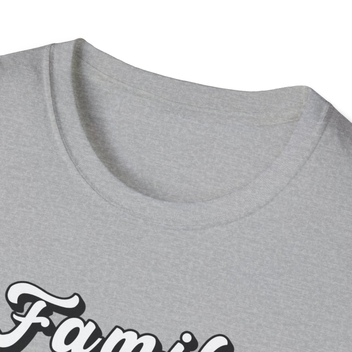 Family-Themed Unisex Softstyle T-Shirt - Perfect for Family Gatherings and Celebrations
