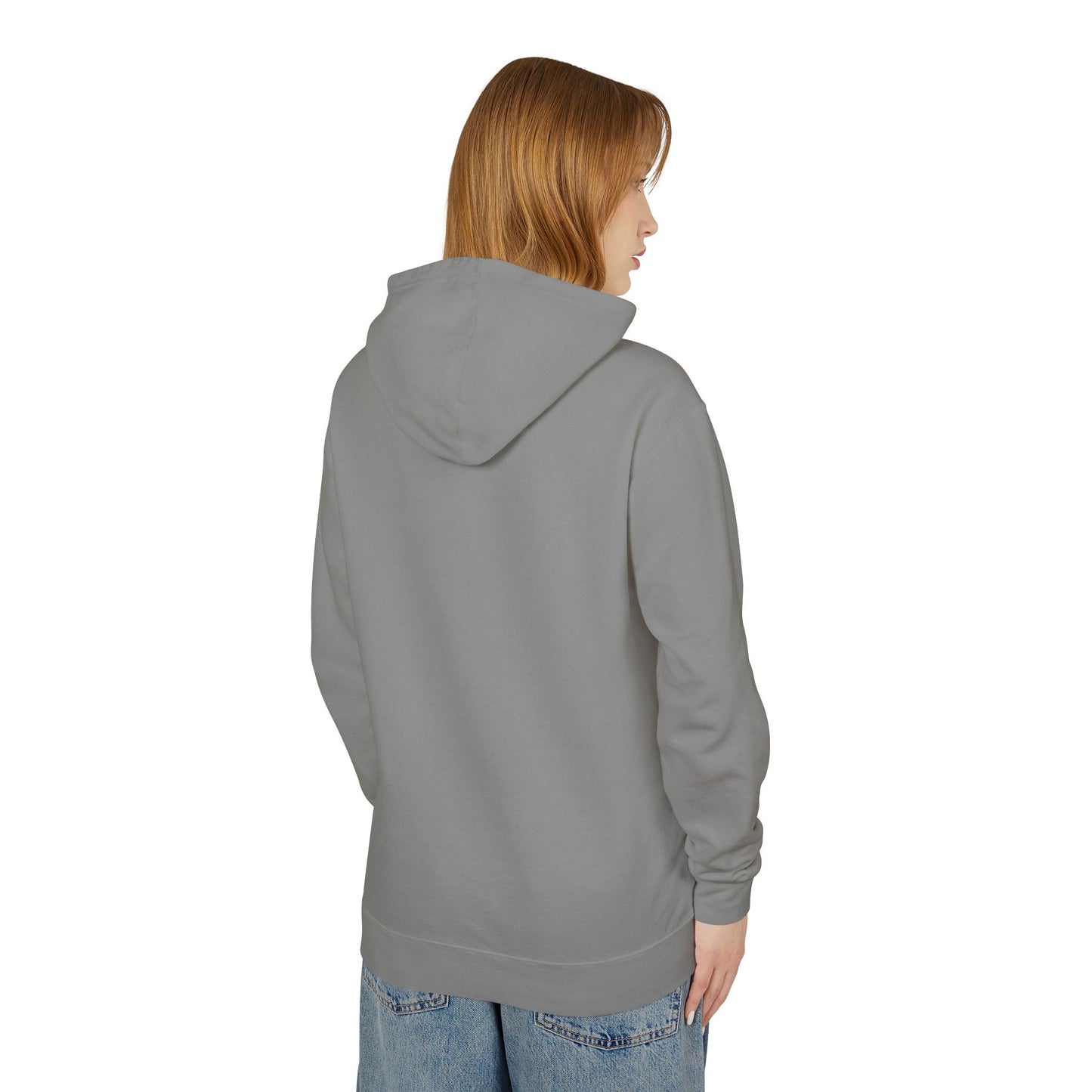 Funny Unisex Lightweight Hooded Sweatshirt - King of Fast Food Design