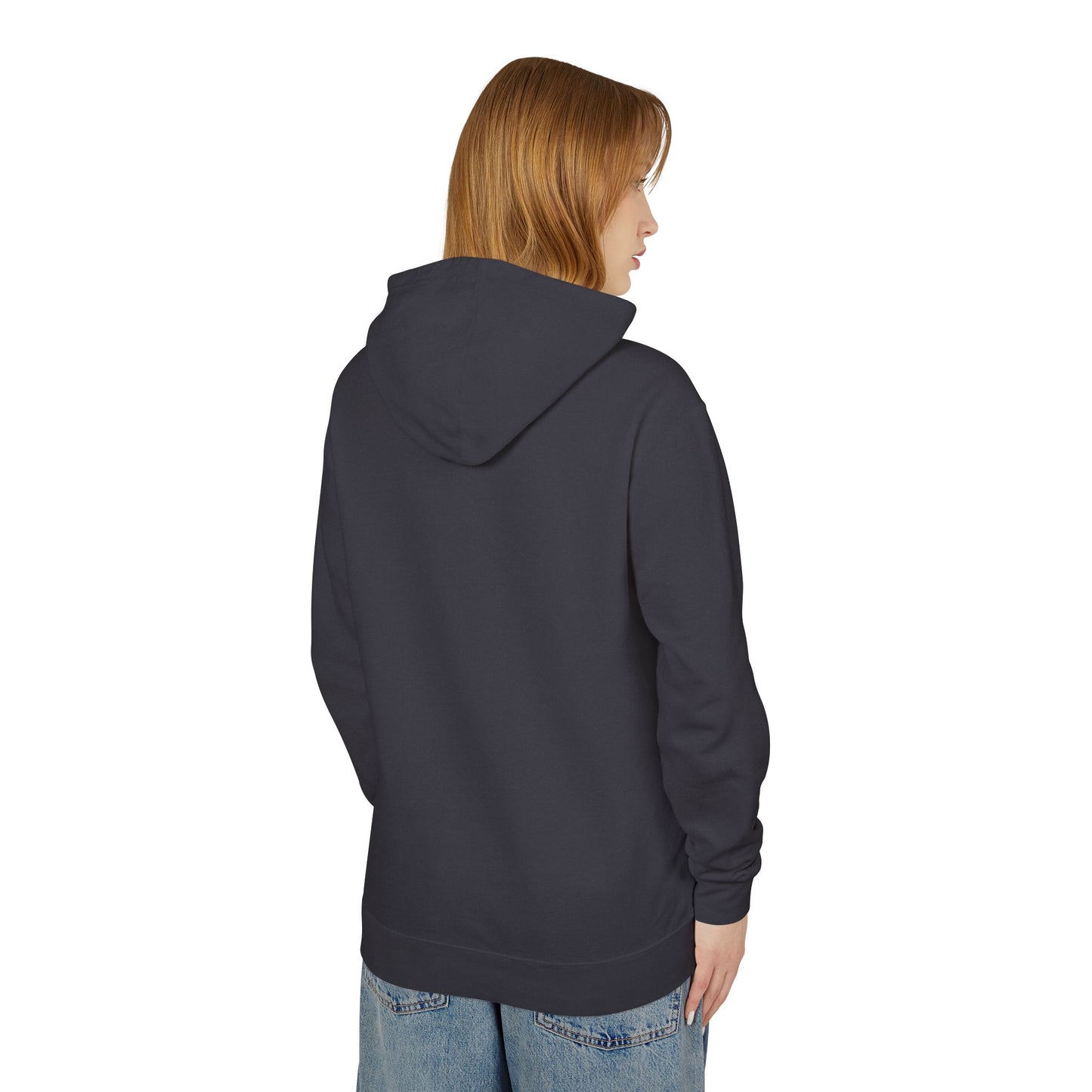 Family-Themed Unisex Lightweight Hooded Sweatshirt