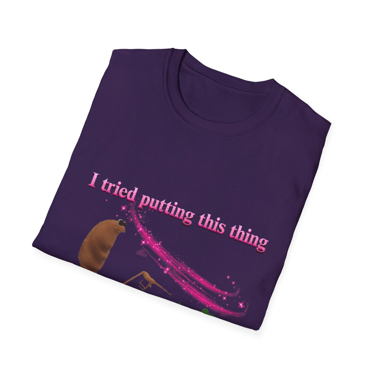 Marcus VRchat Anus MEME T-SHIRT - "I Tried Putting This Thing in My Anus" Comedy Tee