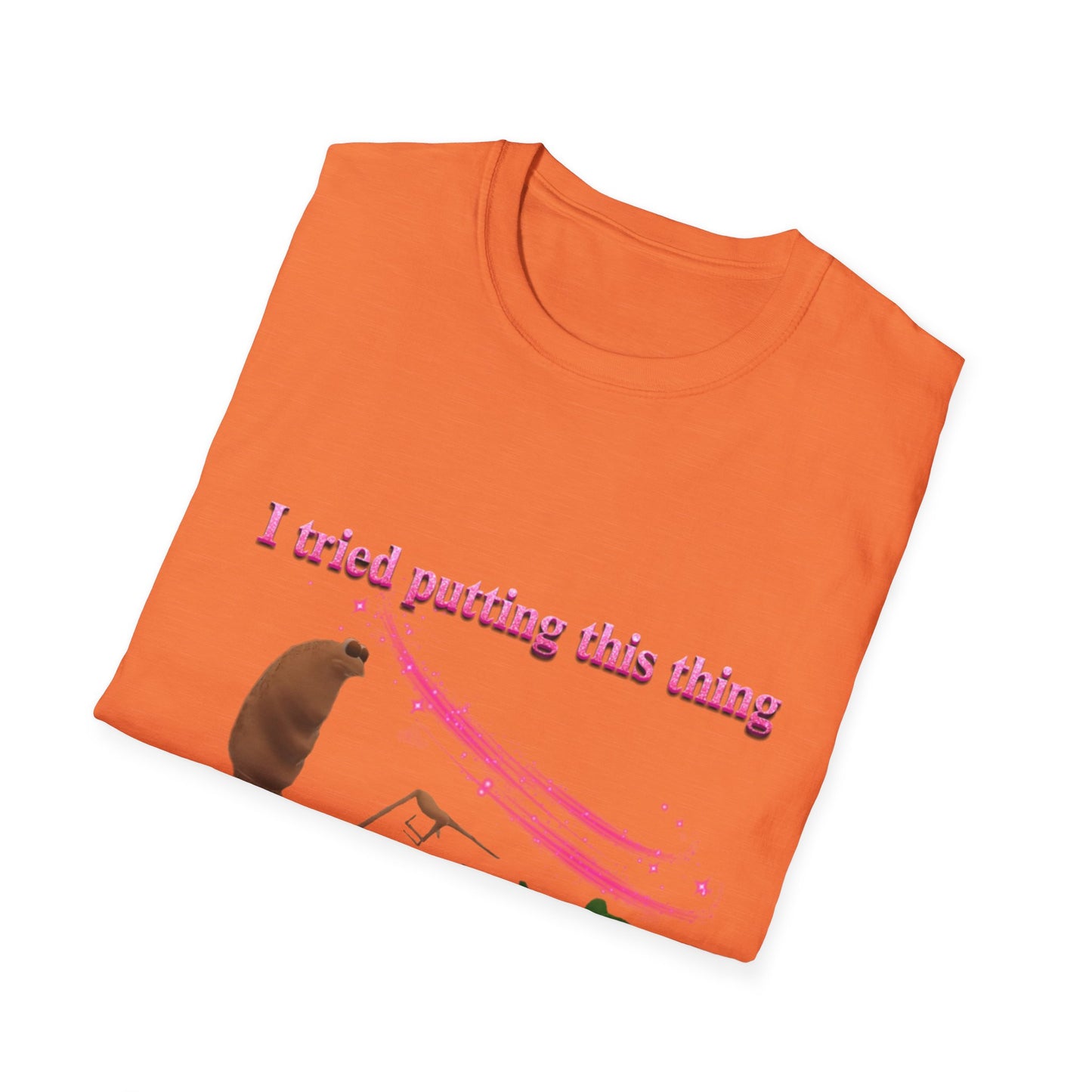 Marcus VRchat Anus MEME T-SHIRT - "I Tried Putting This Thing in My Anus" Comedy Tee