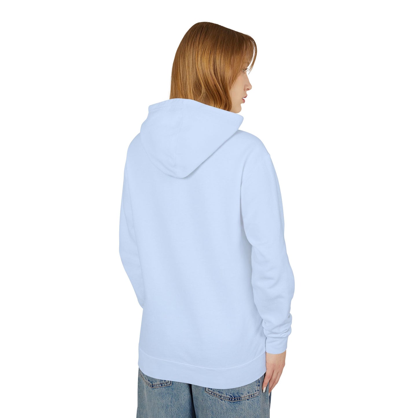 Family-Themed Unisex Lightweight Hooded Sweatshirt