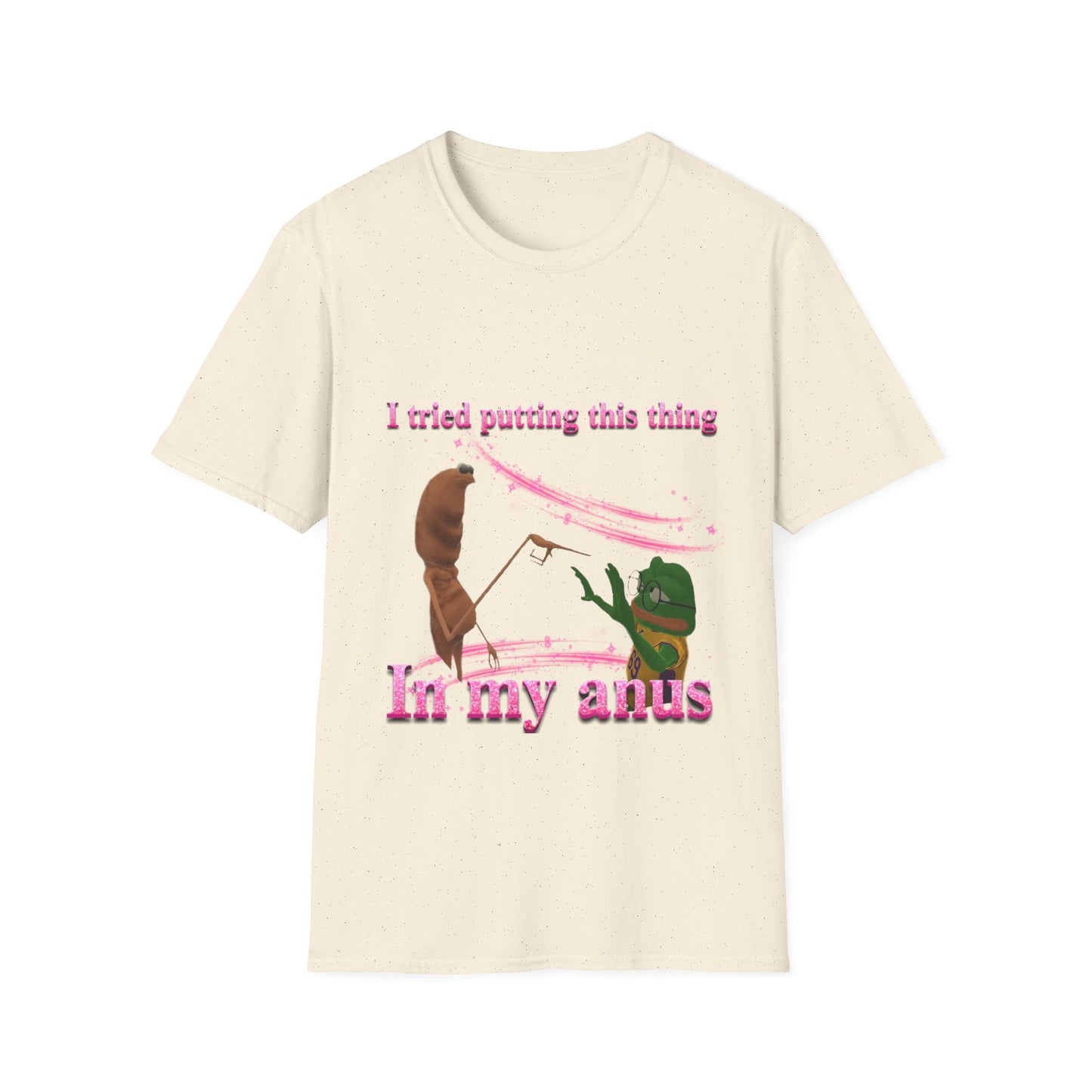 Marcus VRchat Anus MEME T-SHIRT - "I Tried Putting This Thing in My Anus" Comedy Tee