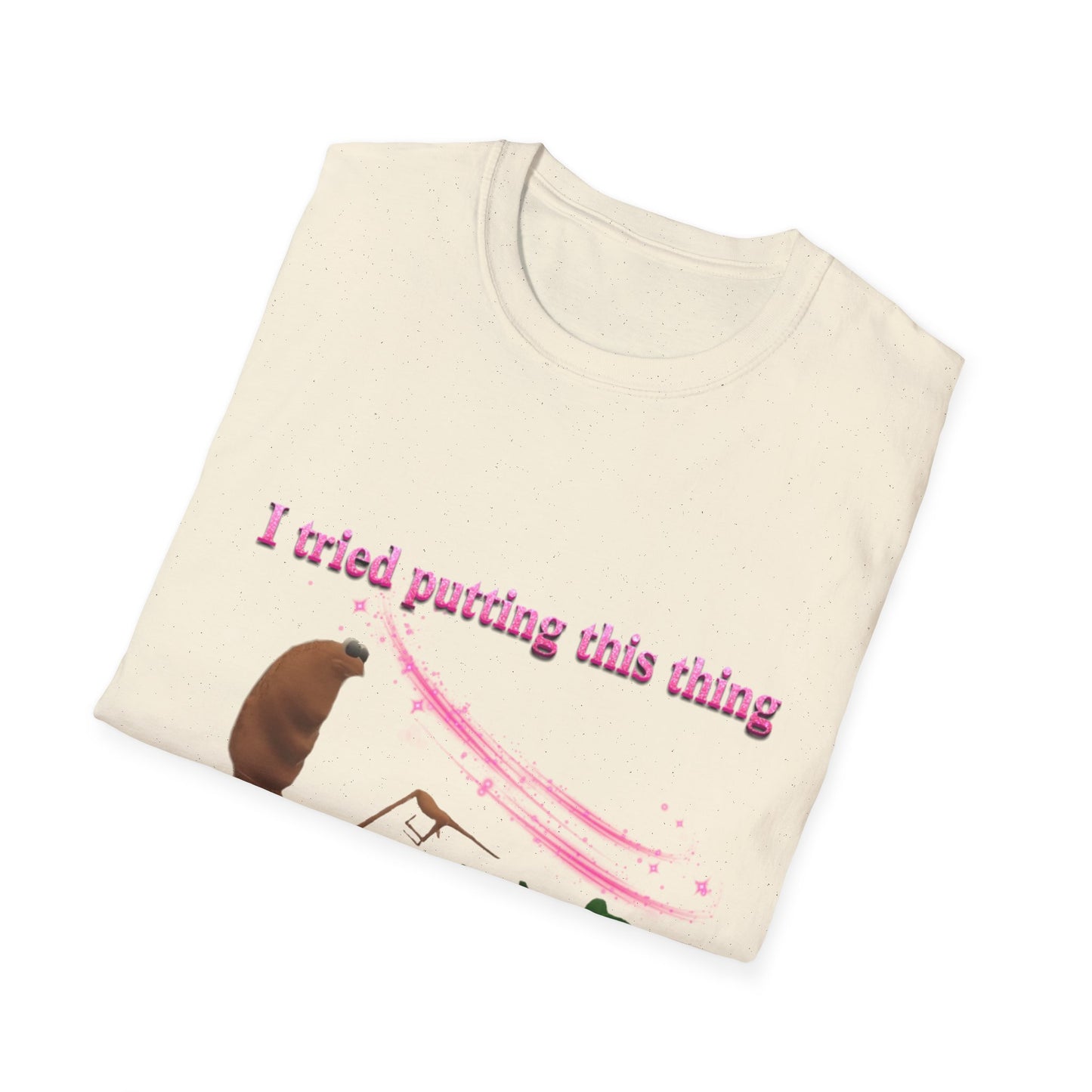 Marcus VRchat Anus MEME T-SHIRT - "I Tried Putting This Thing in My Anus" Comedy Tee
