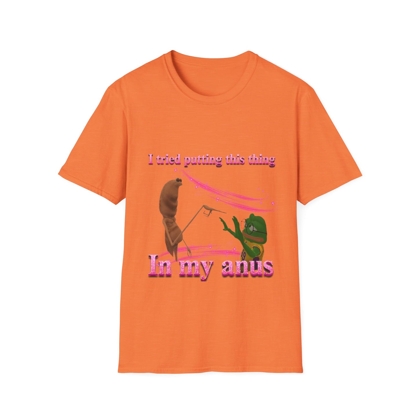 Marcus VRchat Anus MEME T-SHIRT - "I Tried Putting This Thing in My Anus" Comedy Tee
