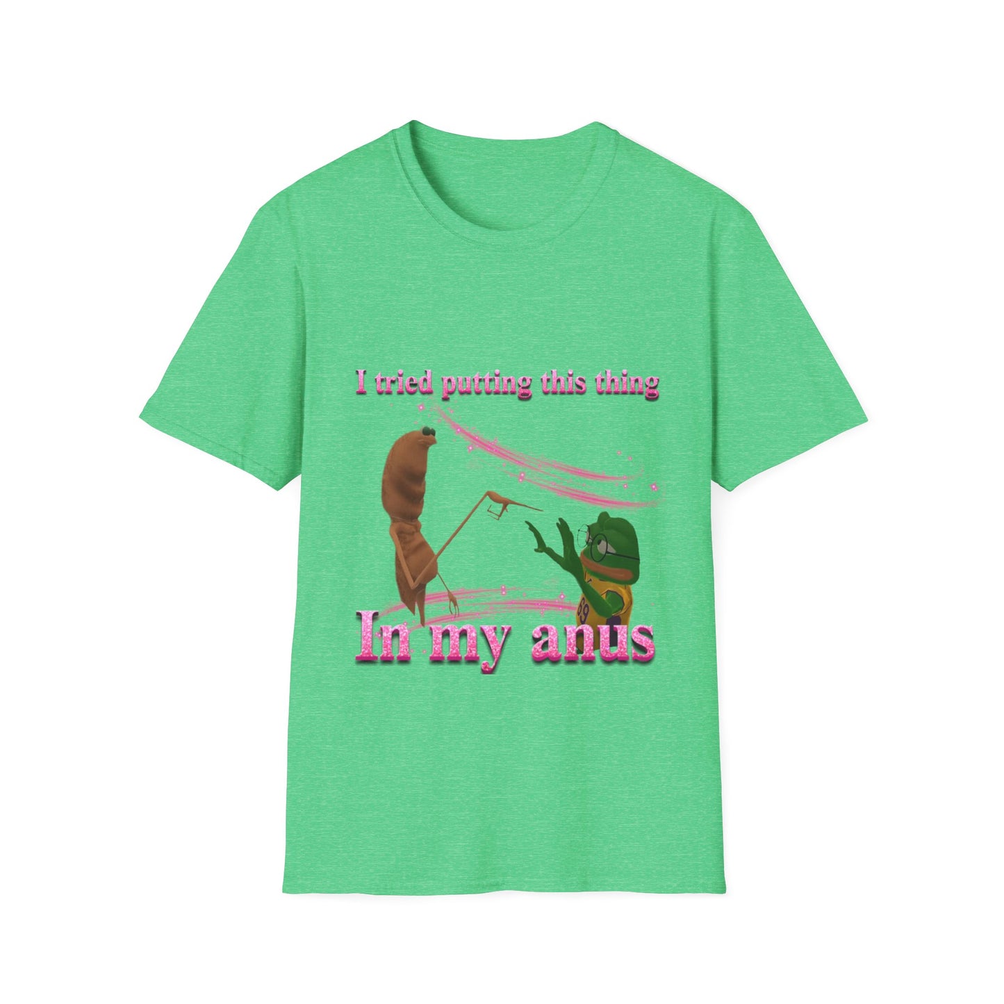 Marcus VRchat Anus MEME T-SHIRT - "I Tried Putting This Thing in My Anus" Comedy Tee