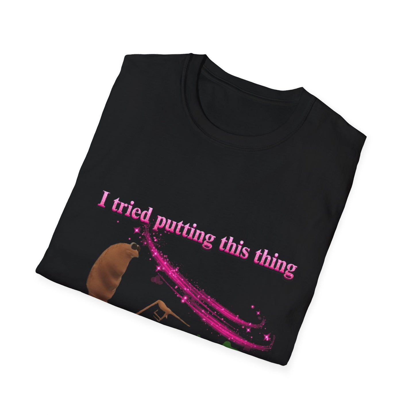 Marcus VRchat Anus MEME T-SHIRT - "I Tried Putting This Thing in My Anus" Comedy Tee
